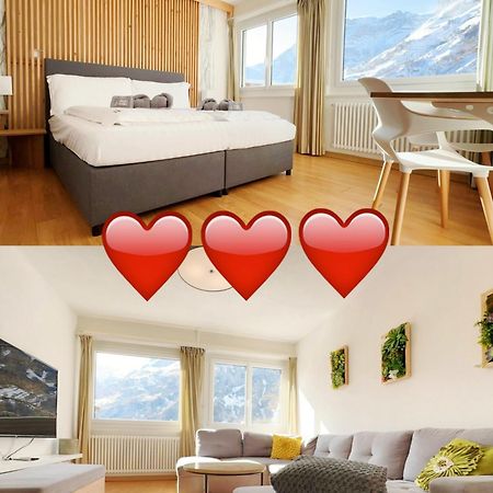 Center, Sauna, View - Haus Linaria Leukerbad Bagian luar foto