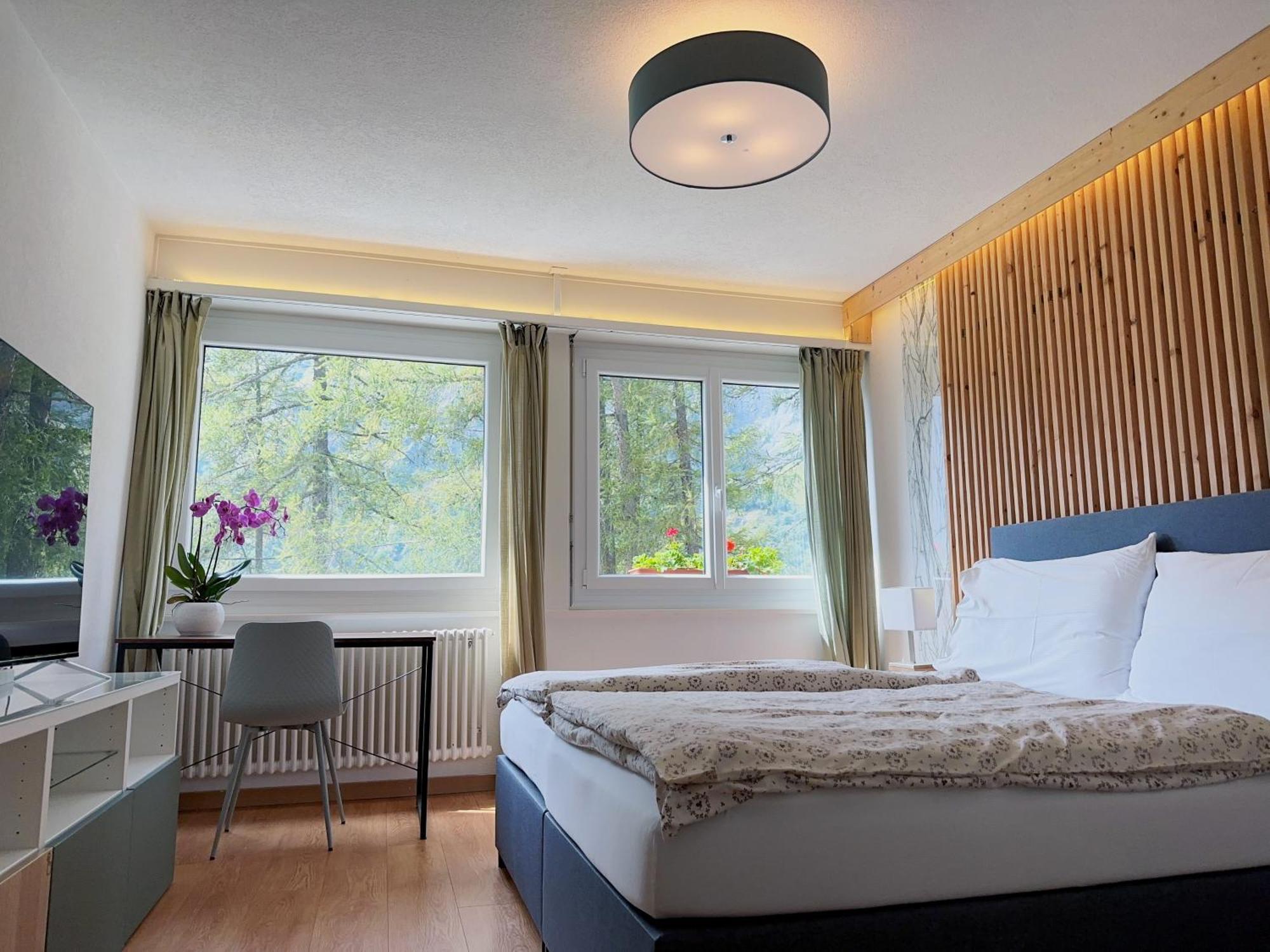 Center, Sauna, View - Haus Linaria Leukerbad Ruang foto