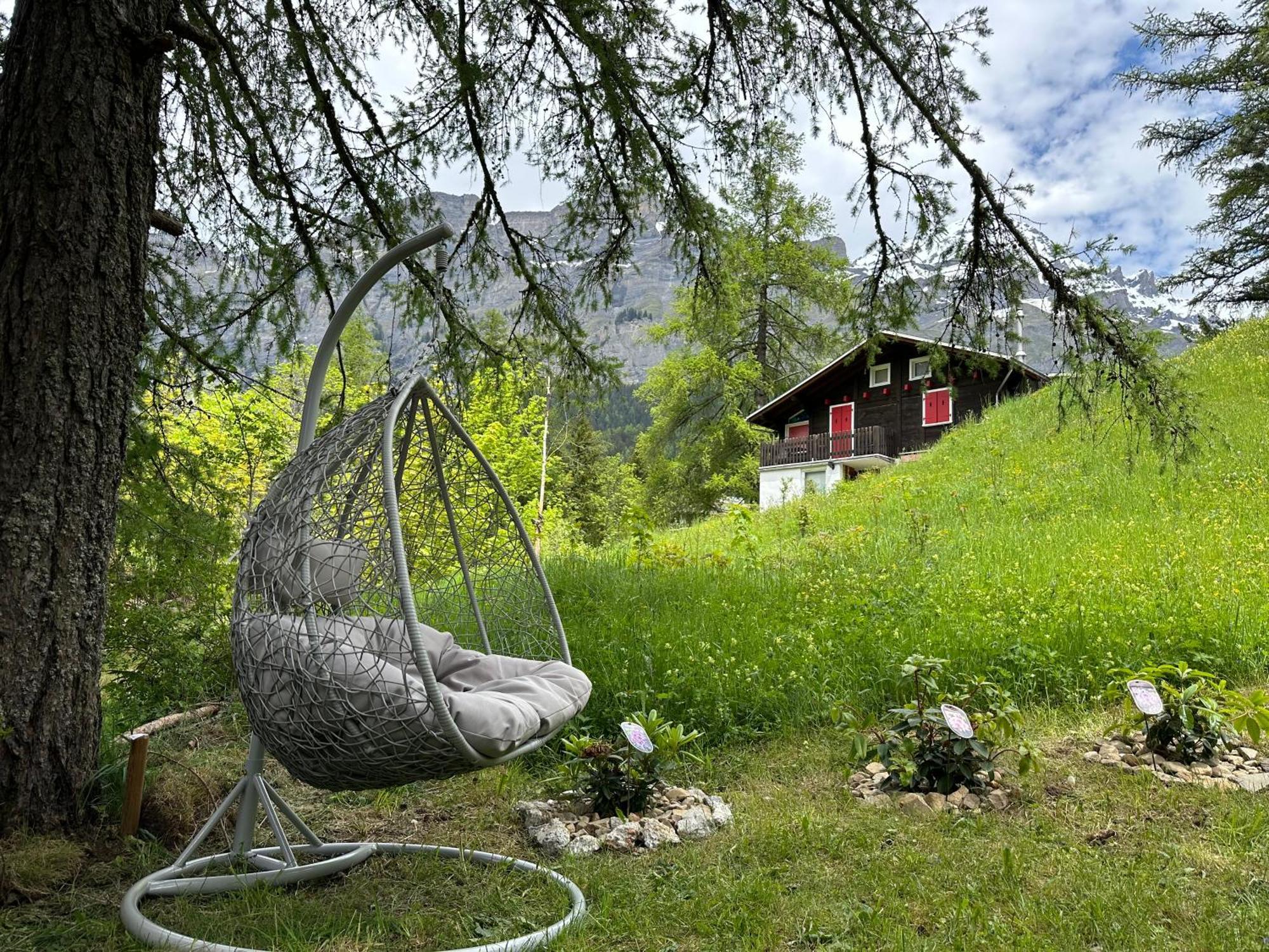 Center, Sauna, View - Haus Linaria Leukerbad Bagian luar foto